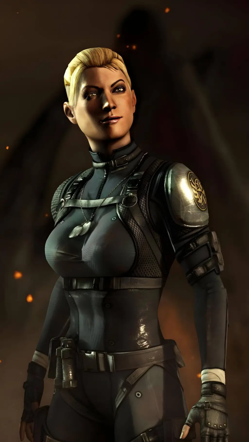 ai character: Cassie Cage (MKX) background