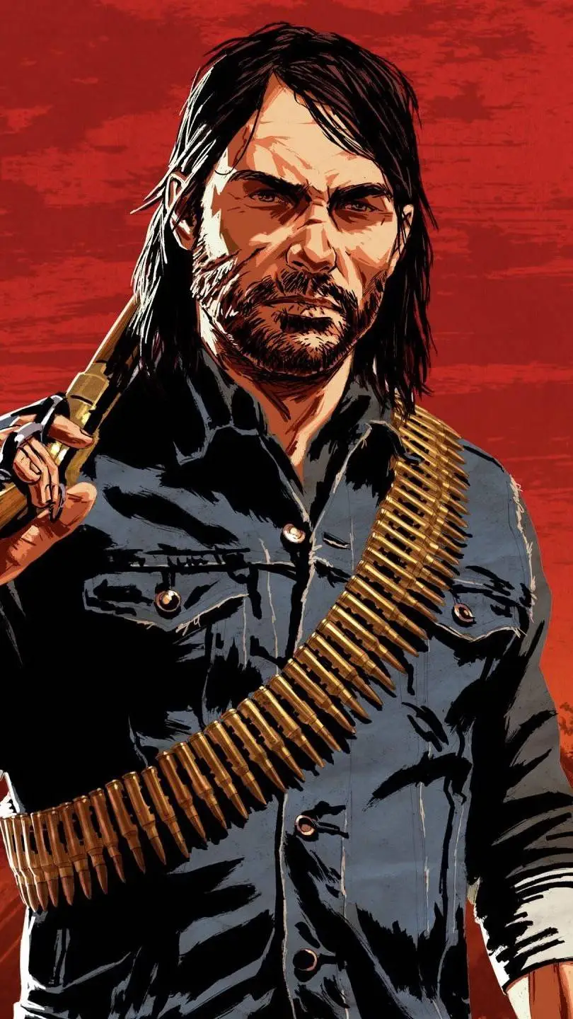 ai character: John Marston  background
