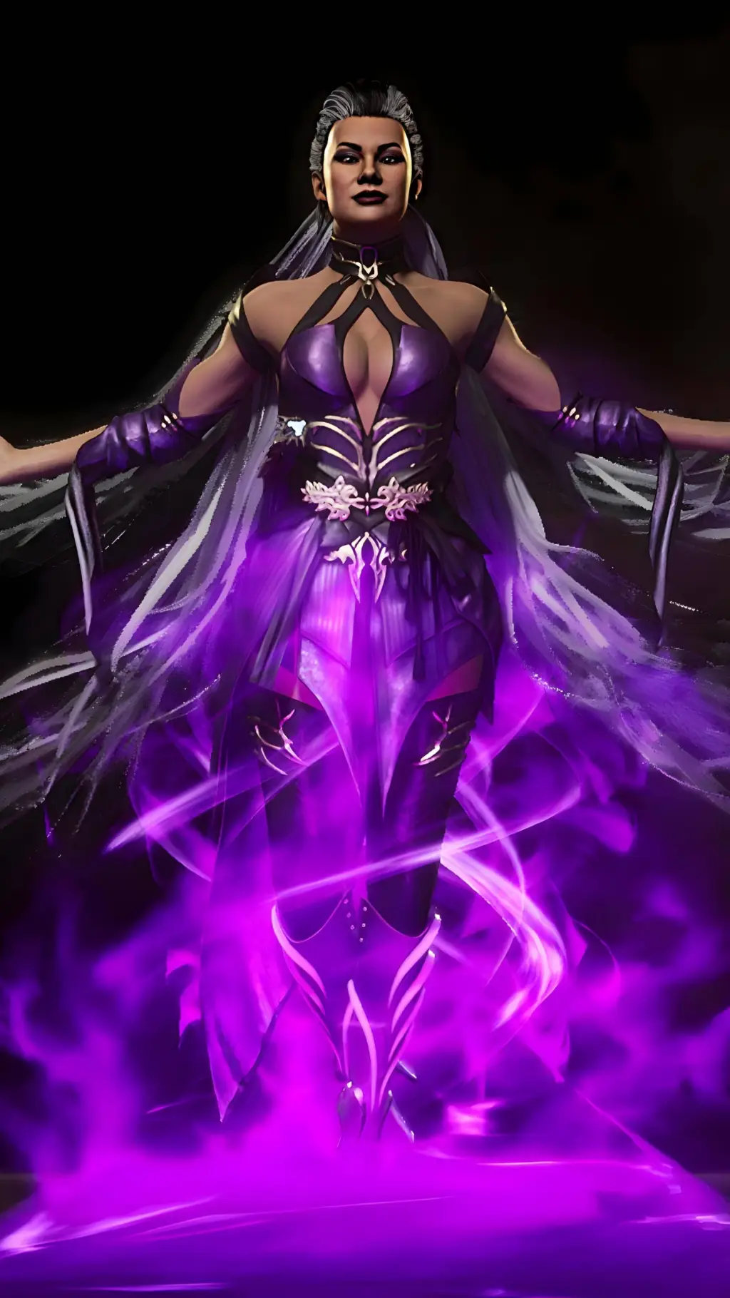 ai character: Sindel  background