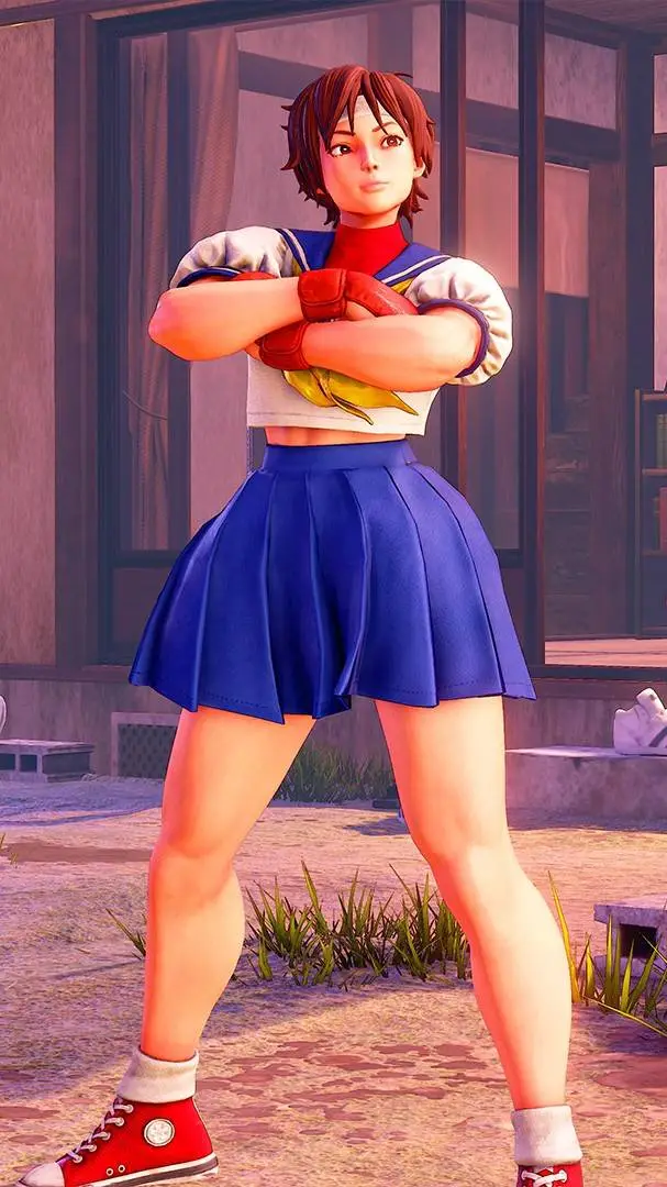 ai character: Sakura background