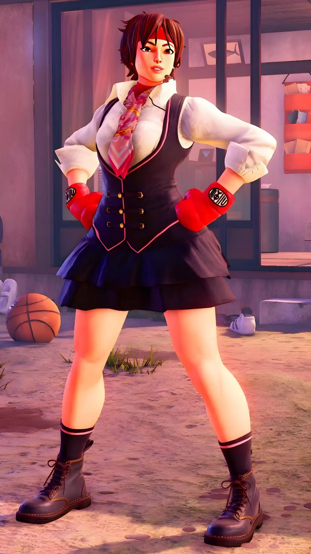ai character: Sakura background