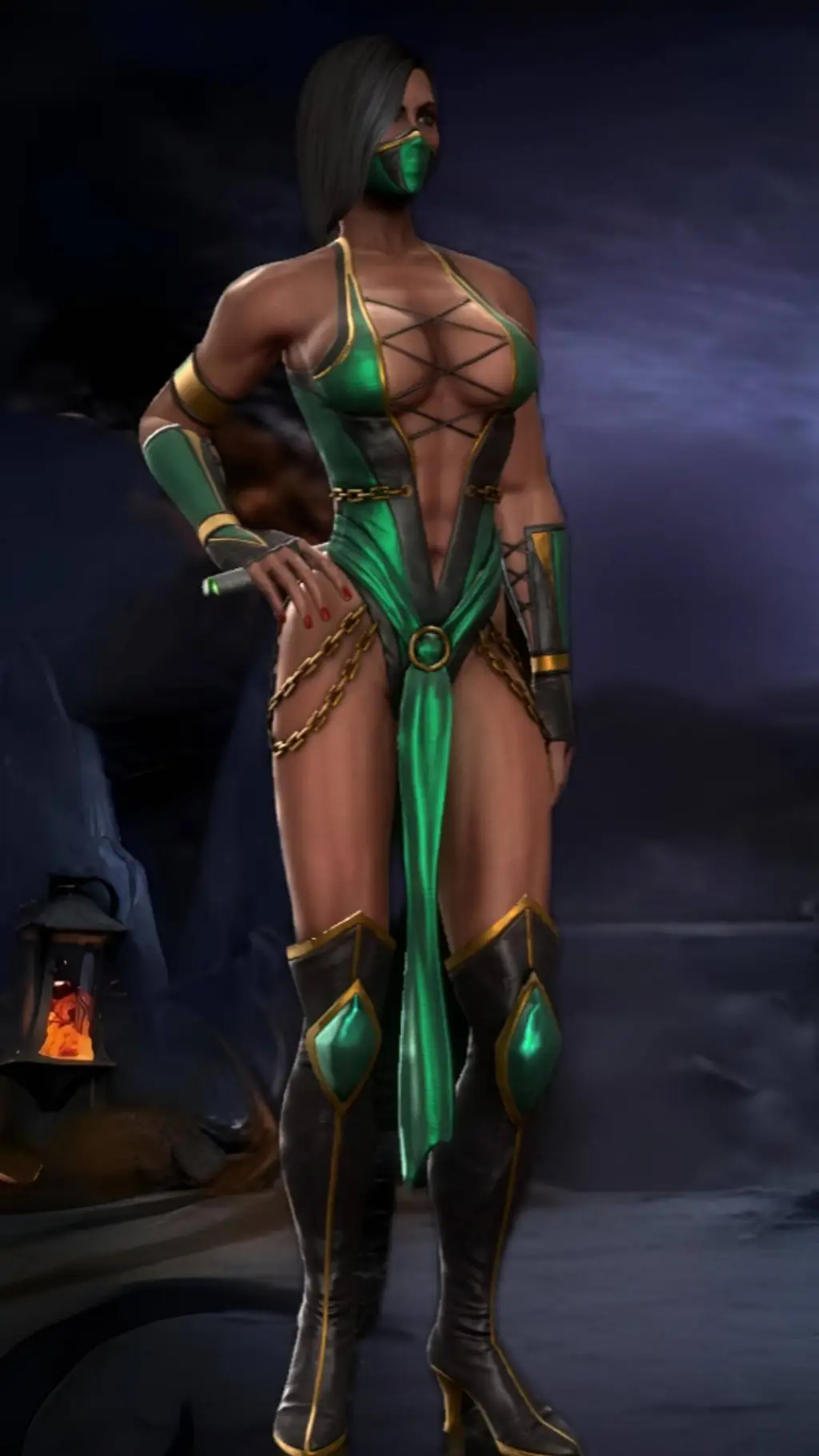 ai character: Jade (MK9) background