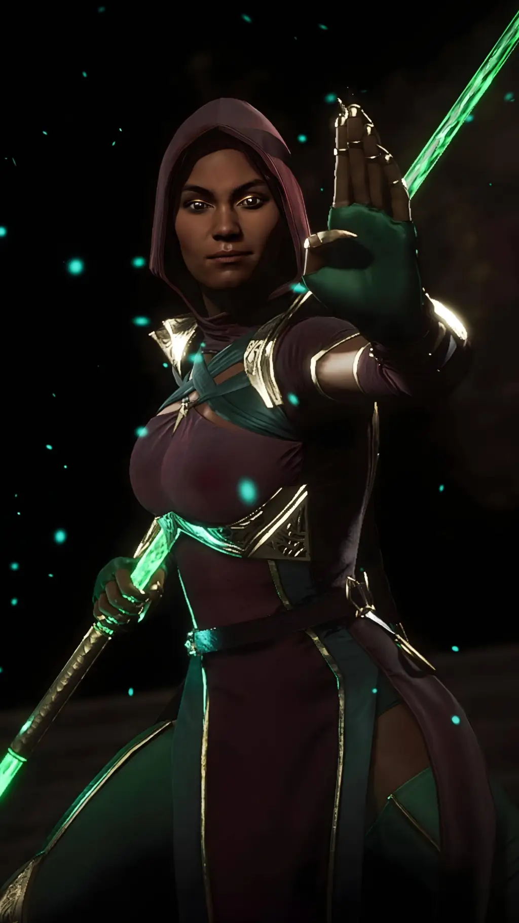 ai character: Jade (MK11) background