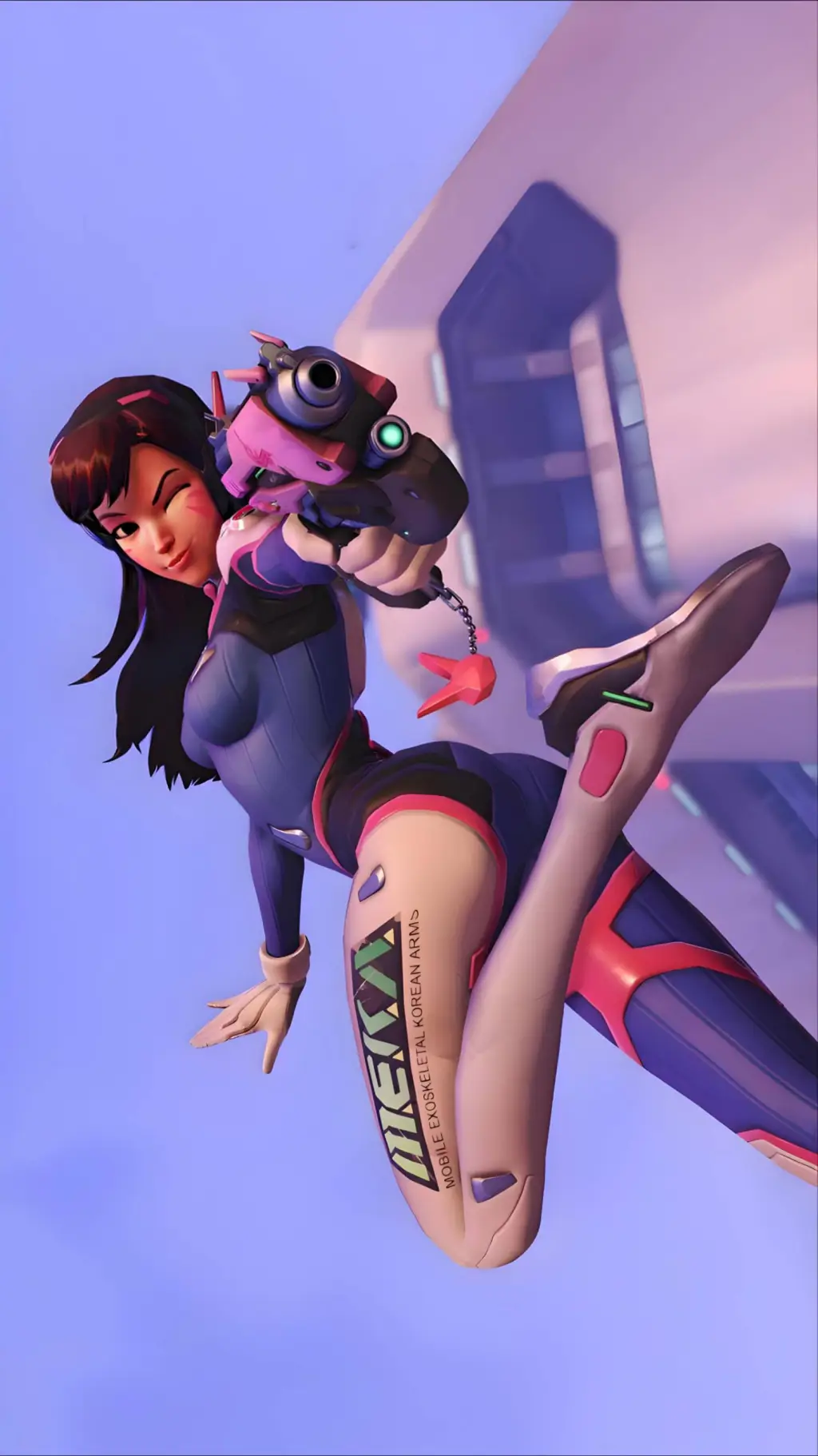 ai character: D.va background