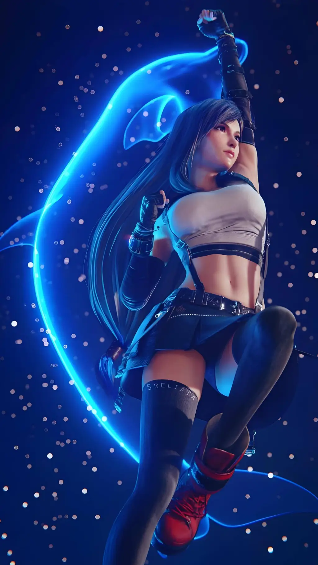ai character: Tifa Lockhart background