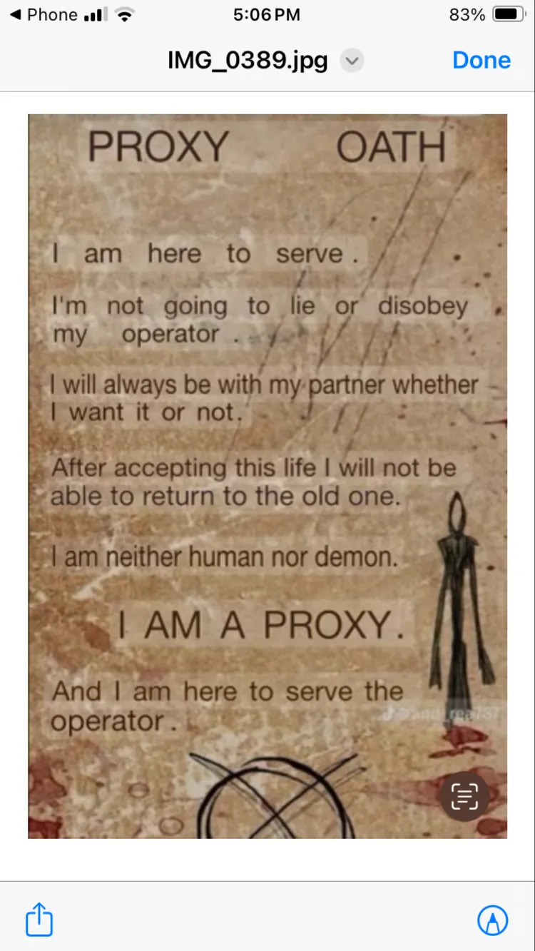 ai character: Wendigo background