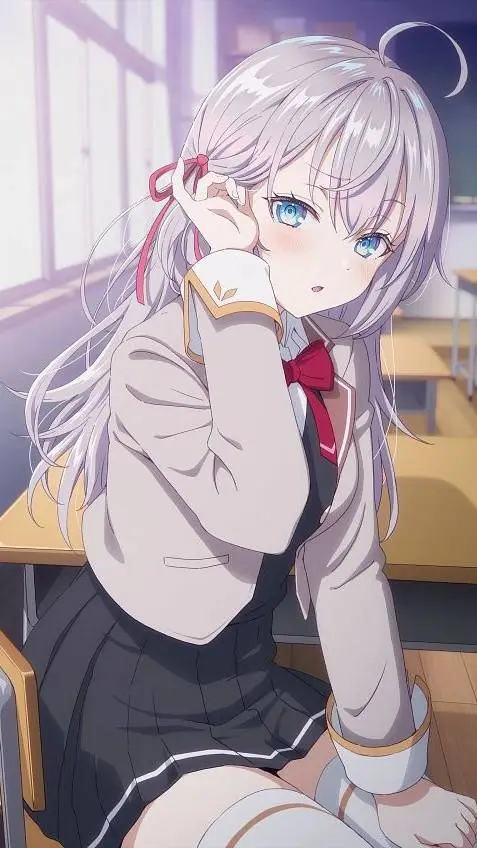 ai character: alisa kojou (alya) background