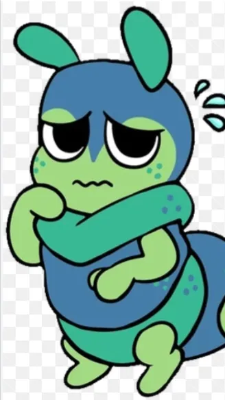 ai character: 🐛Squirm!📕📘📗 background