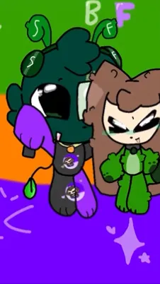 ai character: ME X FLUFFY :3 background