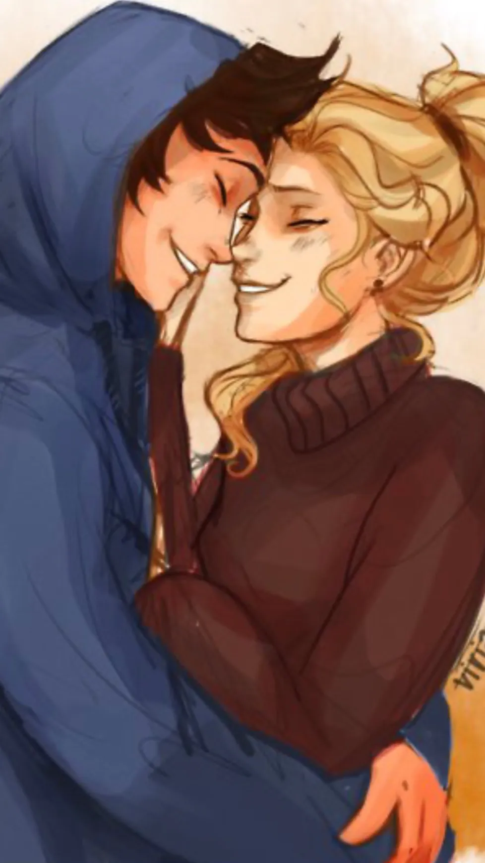ai character: Percabeth background