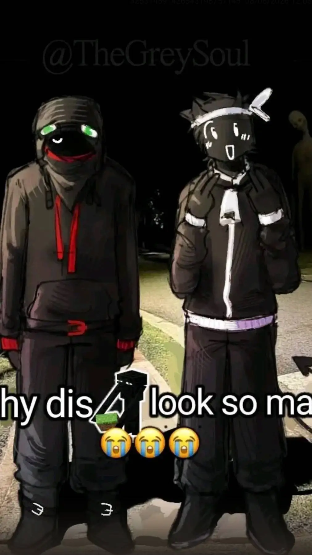 ai character: Twixxel & ThatMob background