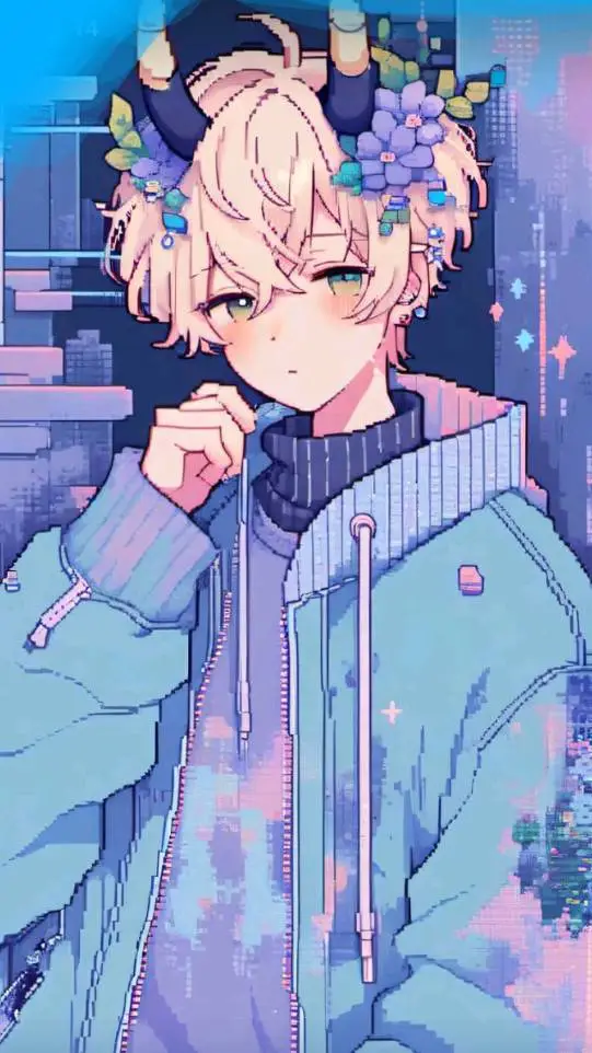 ai character: resting kisses  background