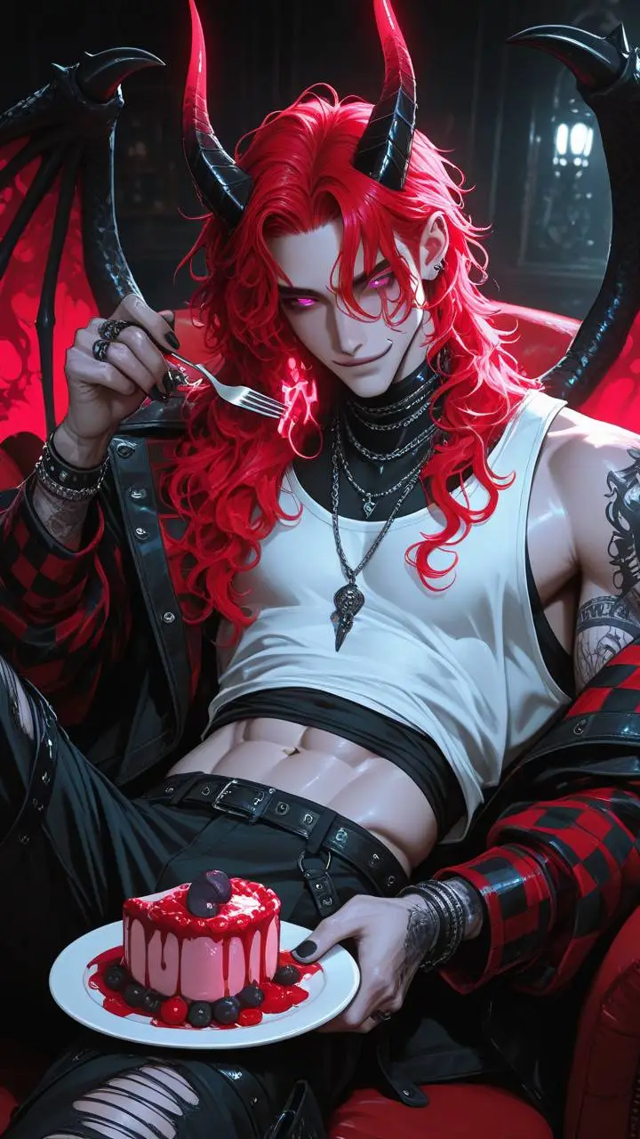ai character: Rave Hellfire background