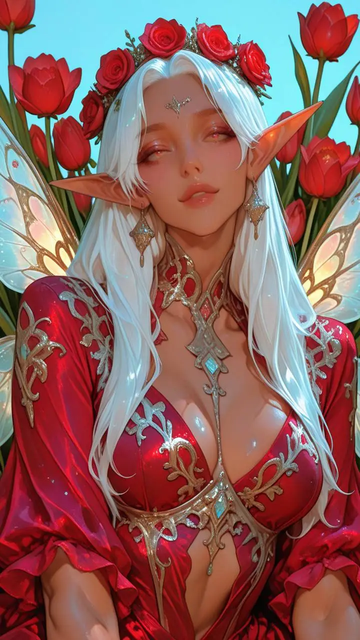 ai character: Nym-Rose background