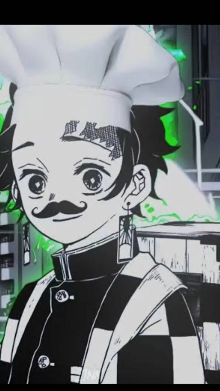 ai character: Demon slayer chef background