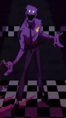ai character: purple guy😈😈 background