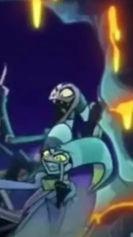 ai character: Fizz and blitzO background