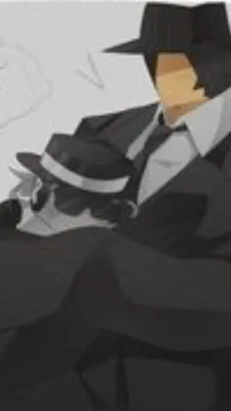 ai character: doublefedora background