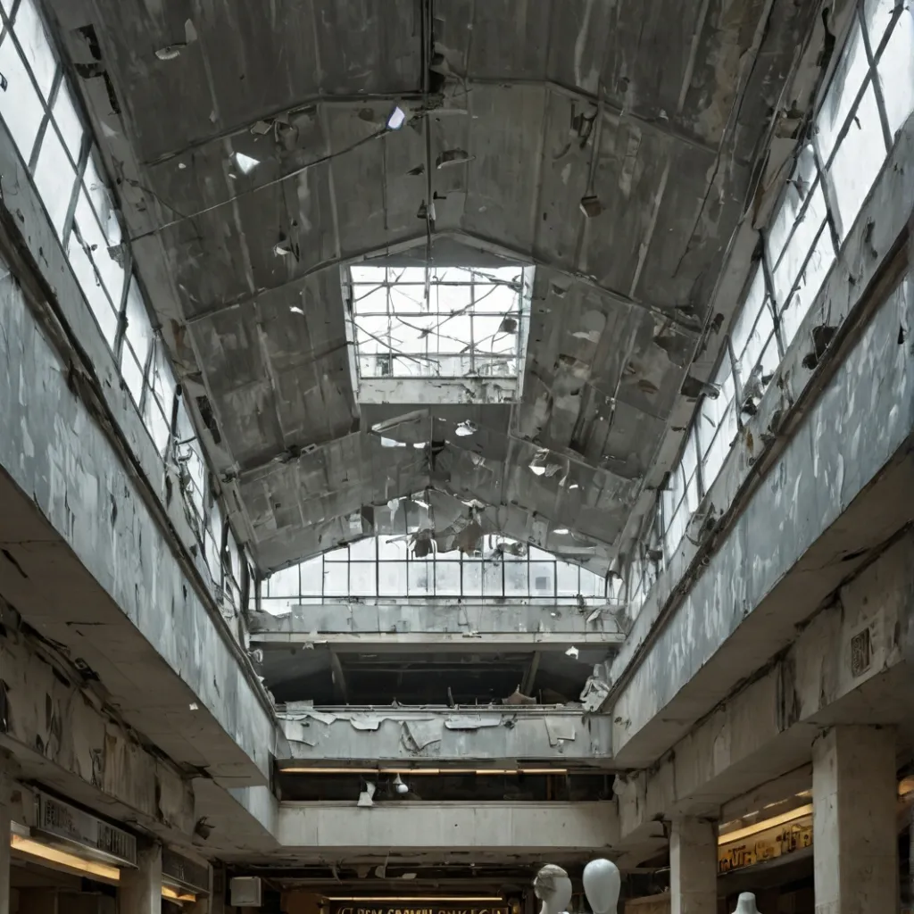 chat with ai character: An Abandoned Mall