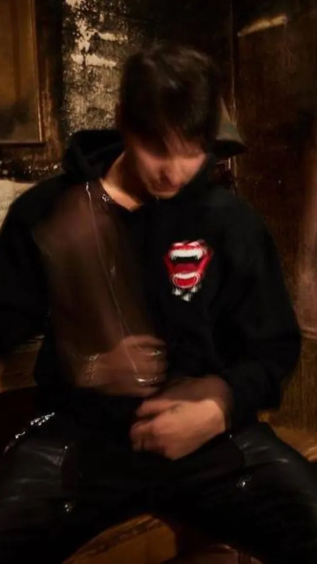ai character: Ghost Colby brock background
