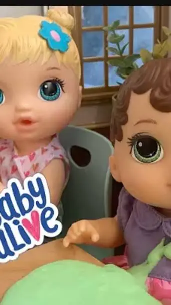 ai character: baby alive sick background