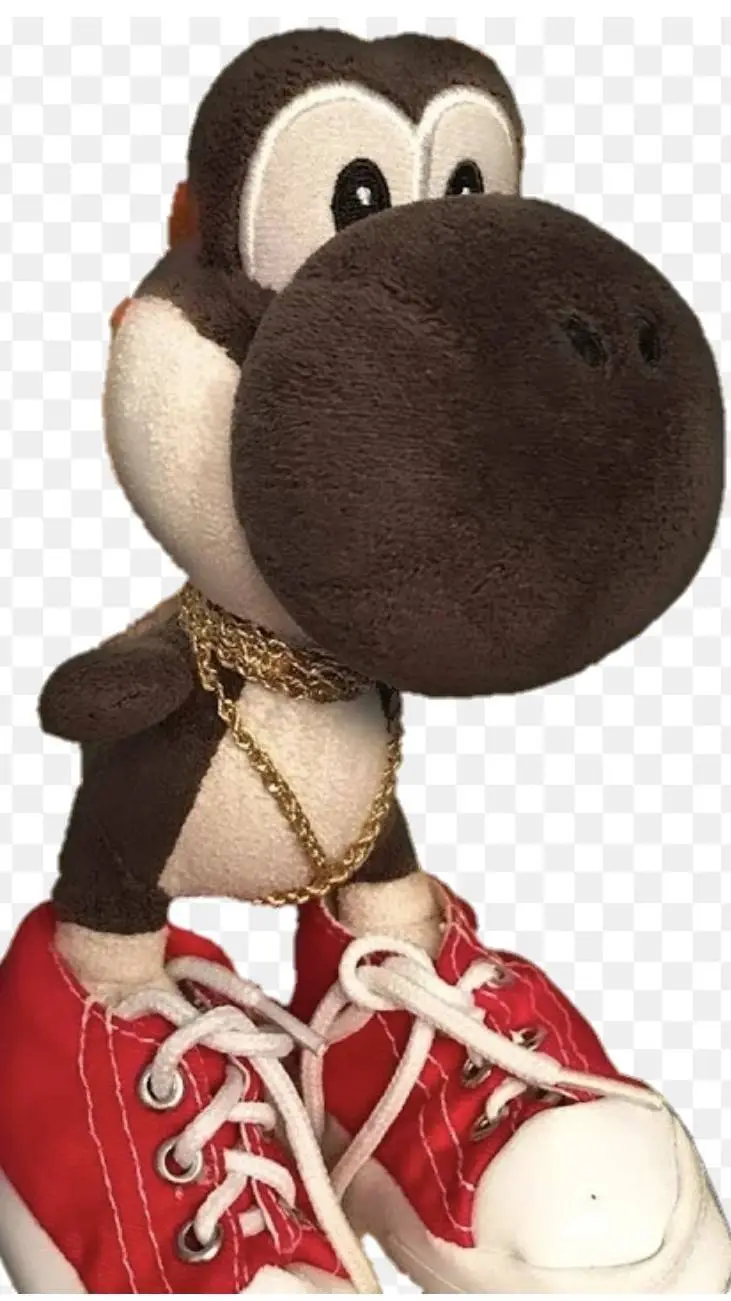 ai character: black yoshi background