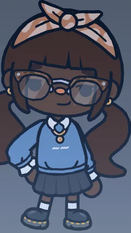 ai character: Chan (Toca Boca) background