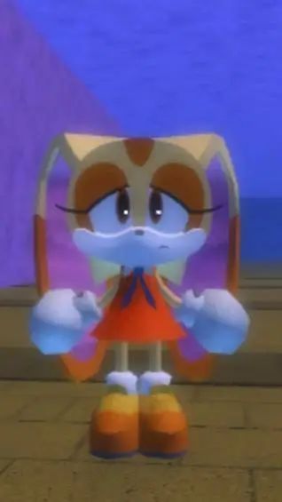 ai character: Cream The Rabbit  background