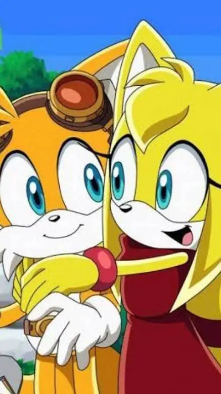 ai character: Zooey X Tails  background
