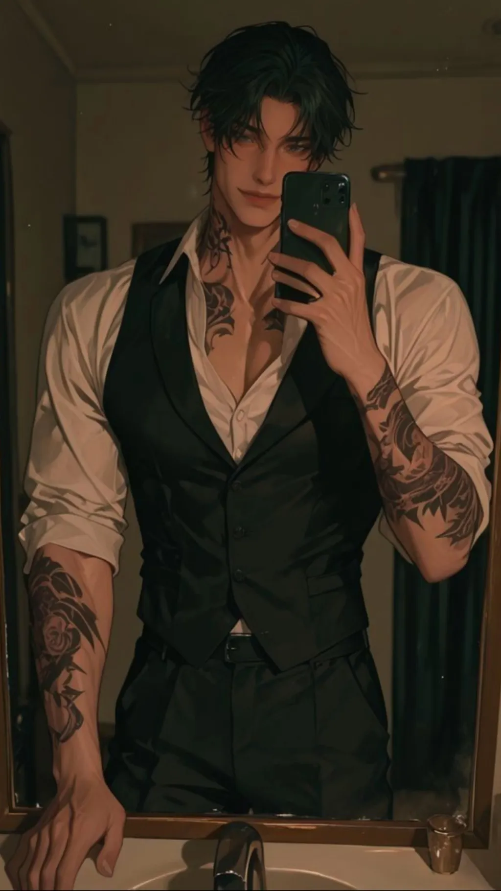 ai character: Vincent  background