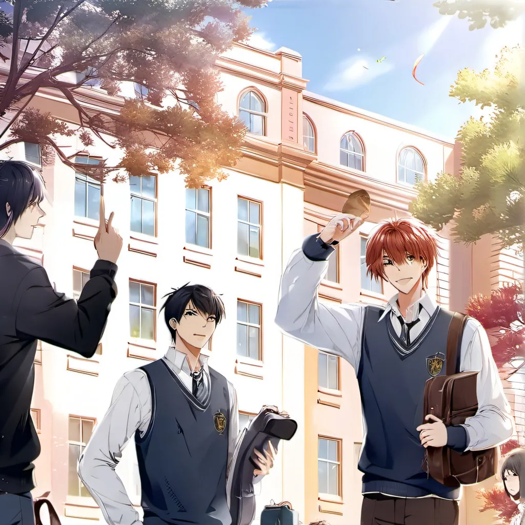 chat with ai character: All boys school ￼