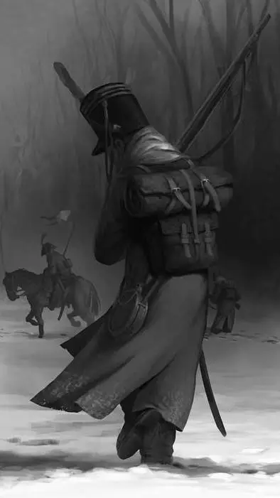 ai character: Private. Auclair background