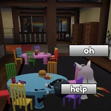 chat with ai character: DW inside basement