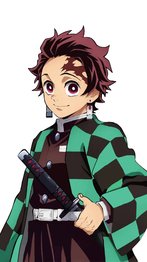 ai character: Tanjiro  background