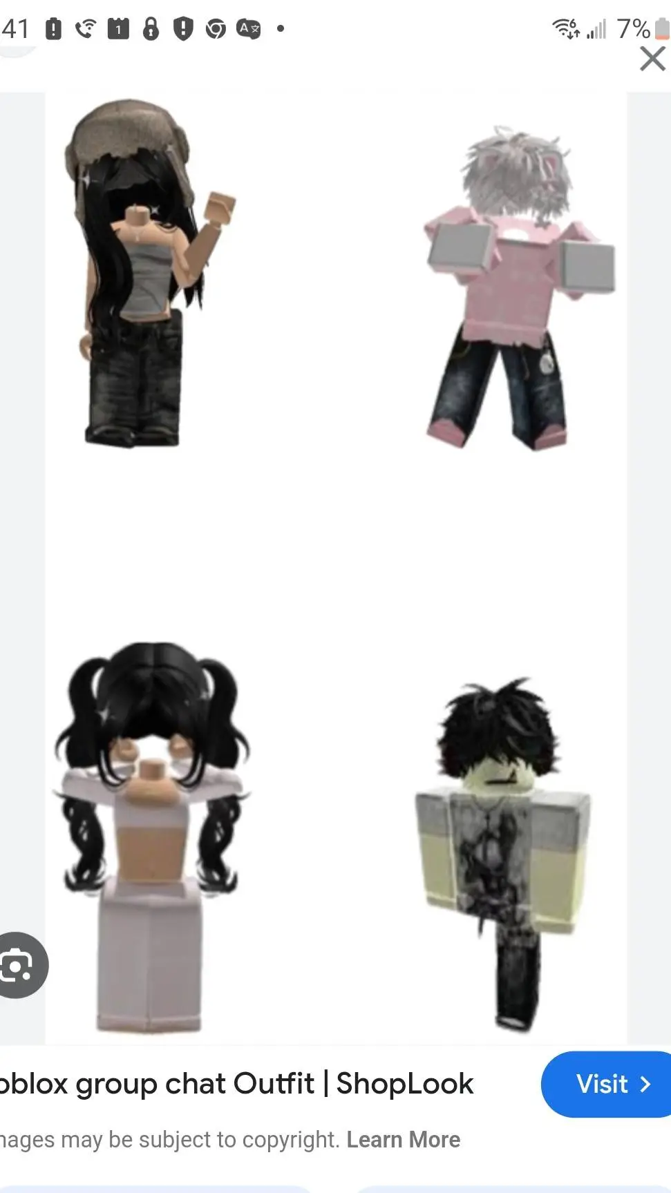 ai character: roblox group chat background