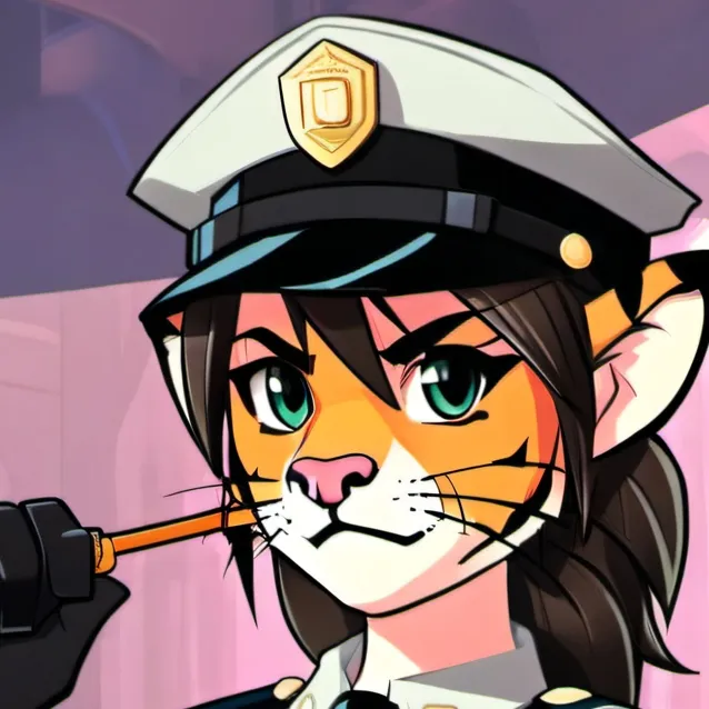 chat with ai character: officer stripea