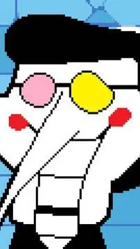 ai character: Spamton G. Spamton background