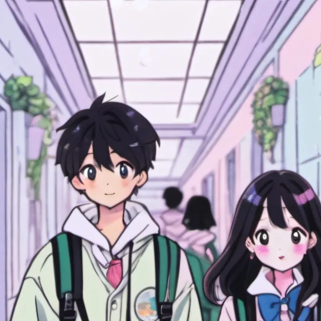 chat with ai character: my school irl