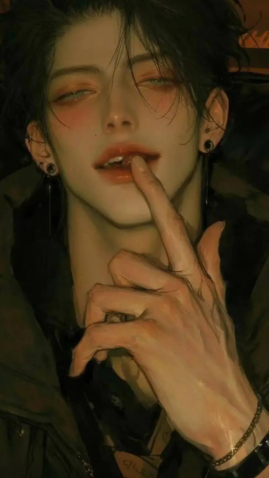 ai character: ·—ᗪᗩᑎ丅ᗴ—· background