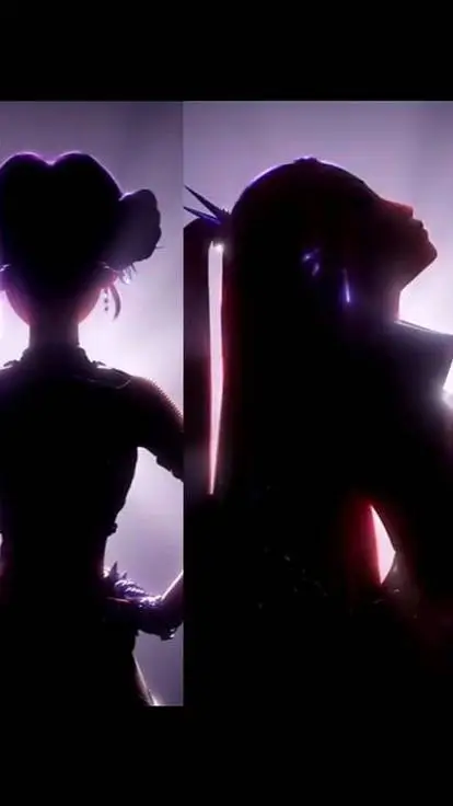 ai character: kpop demon hunter background