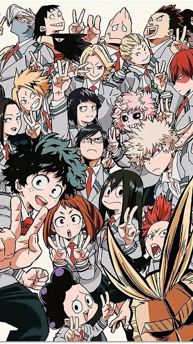 ai character: MHA-Maid dress background