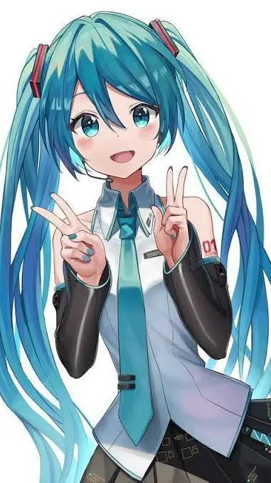 ai character: Hatsune Miku background