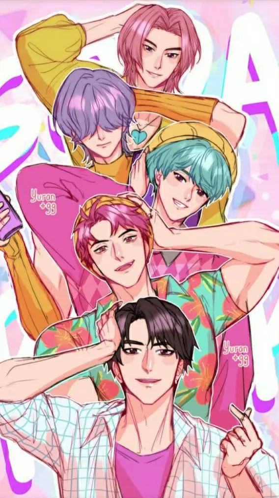 ai character: saja boys 💖🎶 background
