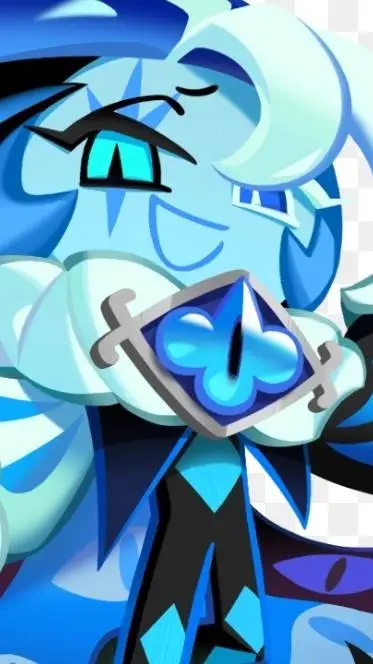 ai character: shadow milk cookie background