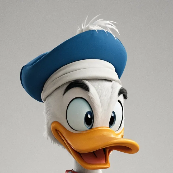 chat with ai character: Donal duck and his
