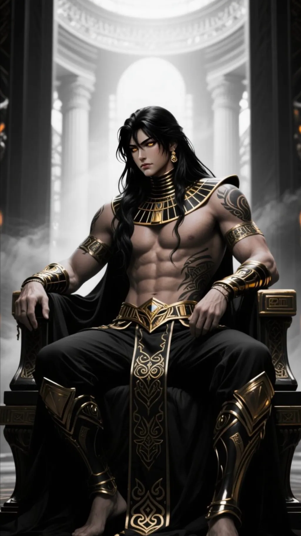 ai character: Ramses  background