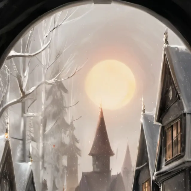 chat with ai character: Christmas hogwarts
