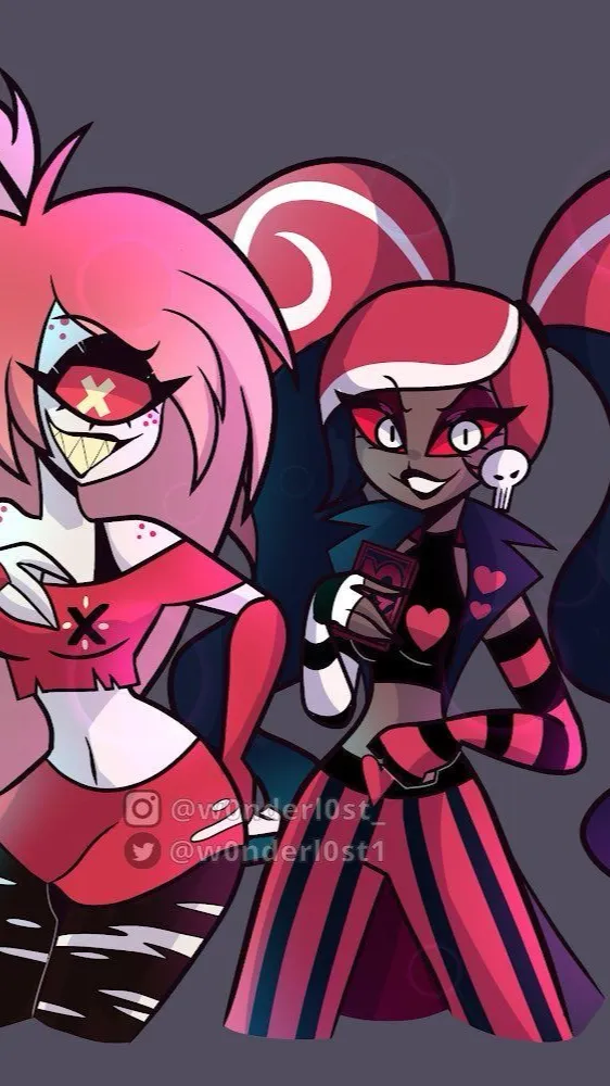 ai character: FASHION BOMB (Vel) background