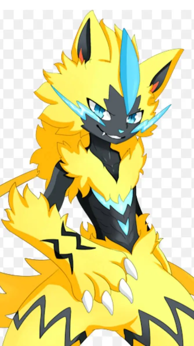 ai character: Zeraora  background
