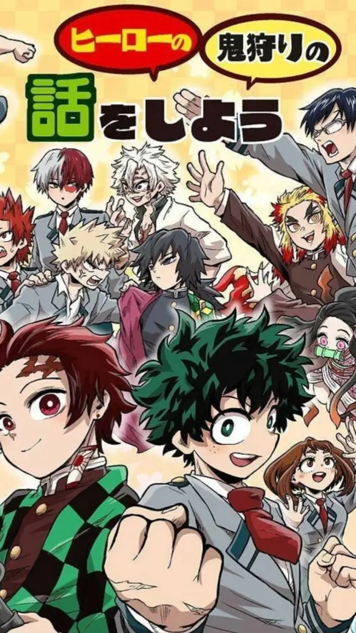 ai character: Mha+Kny collab background